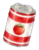 Thanksgiving food drive decorative canned food illustration